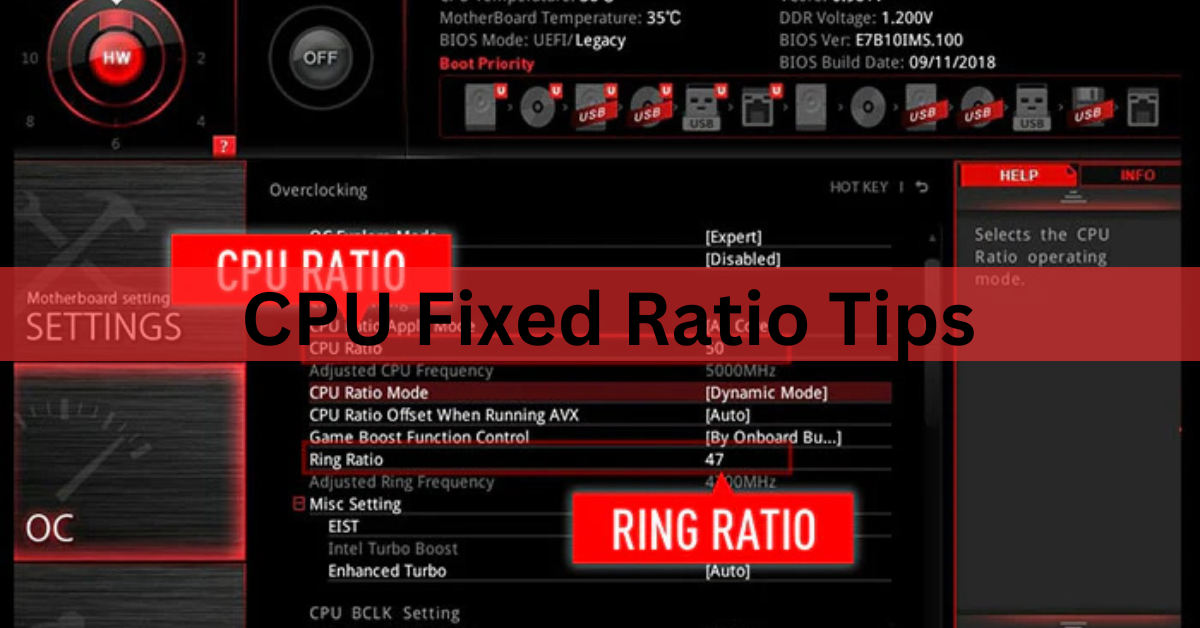 CPU Fixed Ratio Tips